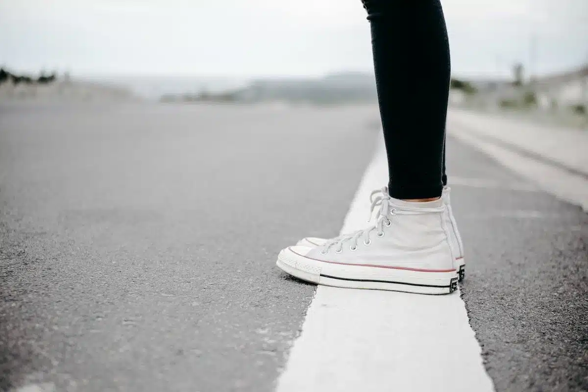 chaussures blanches