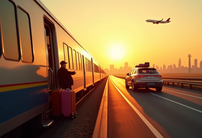 Comparaison entre train et voiture pour rejoindre l'aéroport
