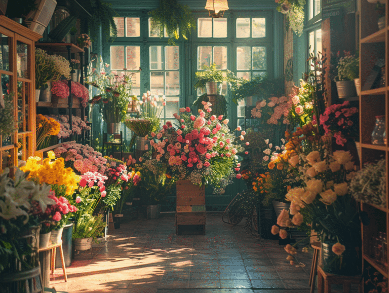 Bouquet coloré illustrant les traditions florales de Cambrai