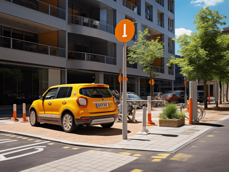 Stationnement accessible pour personnes à mobilité réduite à Rennes