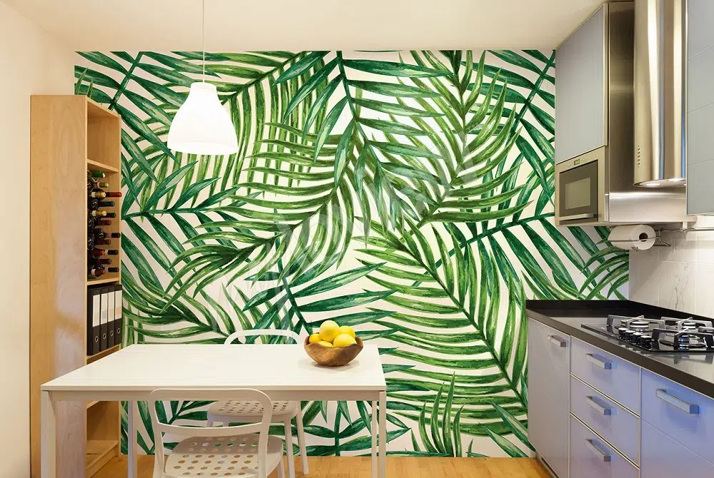 choisir papier peint pour décorer votre cuisine
