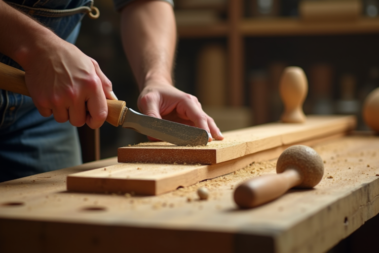 Outils essentiels pour réaliser des tenons et mortaises en menuiserie