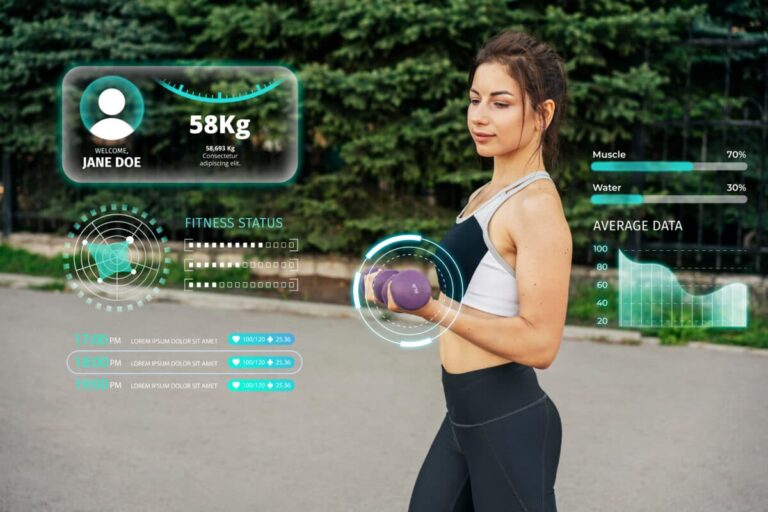 une femme faisant du sport