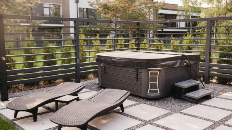 Optez pour le confort et l'élégance grâce à une couverture de spa sur mesure