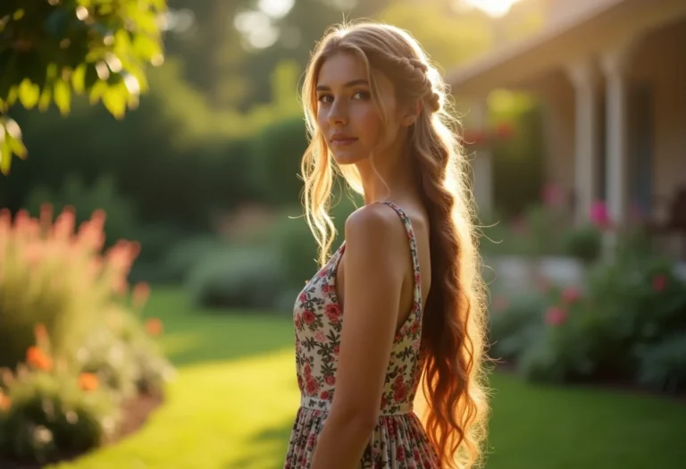 Coiffure bohème chic avec tresse pour un look romantique et élégant