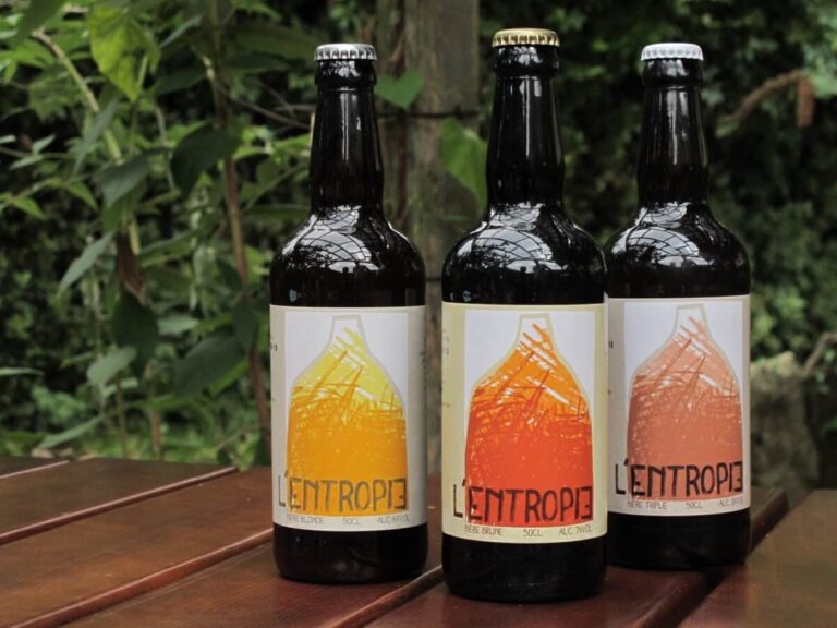 Différentes teintes de bières blanches, brunes et blondes en verre